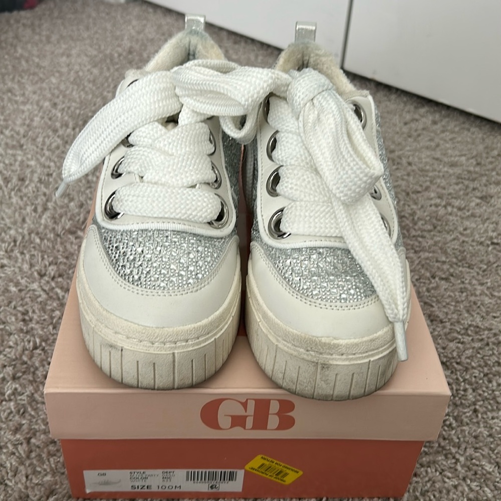 Gianni Bini Rhinestone Platform Sneakers -   Size 10